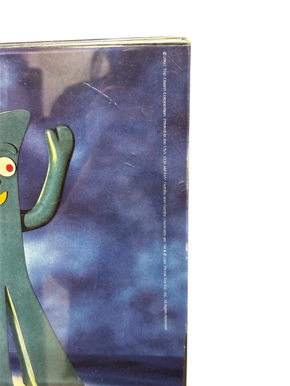 Vintage 1991 Gumby Full Page Magazine Ad Bright Color Display Art Collectible - Picture 2 of 3